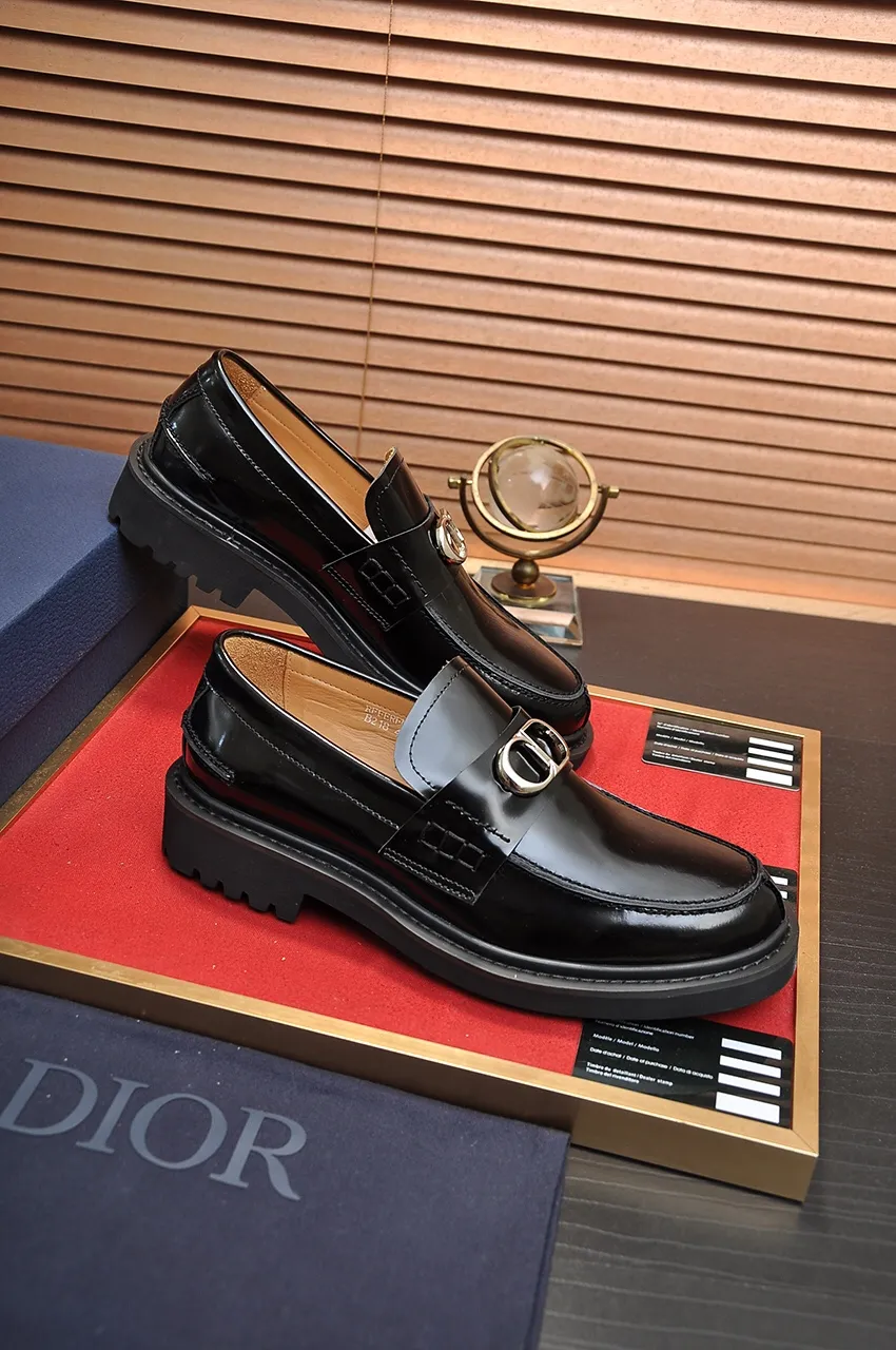 Men's men's shoes 💰740💶[Dior] (water-dyed cowhide lining) Dior original 1:1 high-quality factory, imported original materials, imported raw cowhide, water-dyed cowhide lining, original TPU outsole, code number: 39-44 (38.45 custom-made)